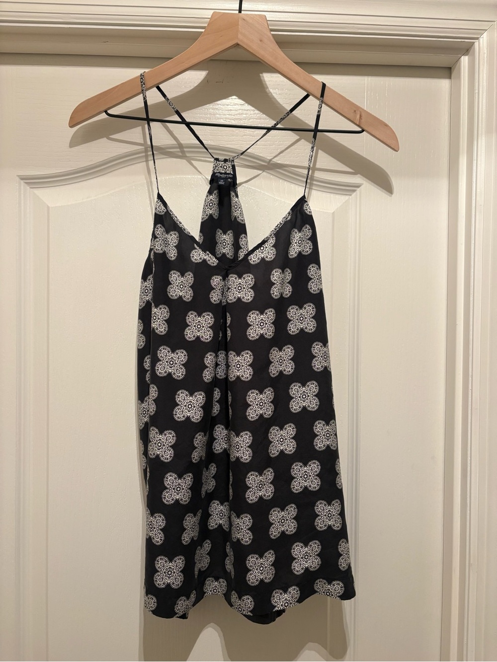 Women’s Madewell silk ornamental clover camisole size 10